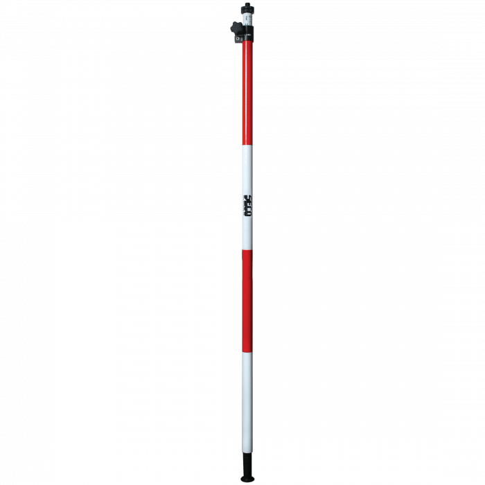 Seco 8.5' Fiberglass TLV Pole in red and white.