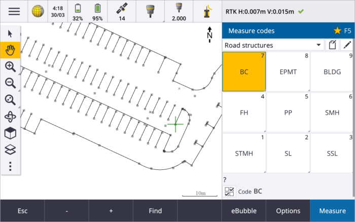 Trimble Access Screen