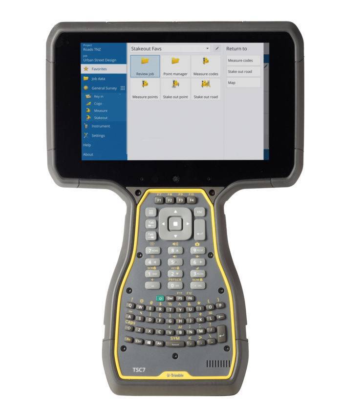 Trimble Access Front TSC7